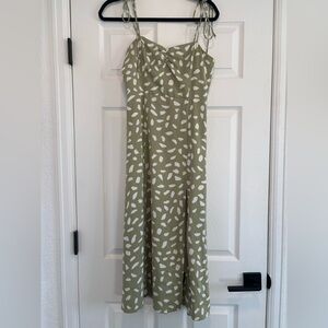 Tie-Strap Midi Dress